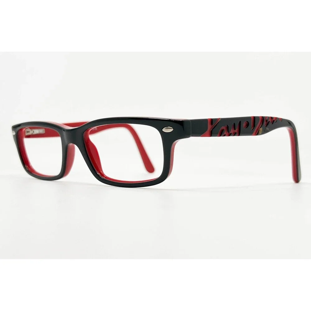 Ray-Ban Eyeglasses Frames Kids Black Red Wayfarer Square 48-16-130